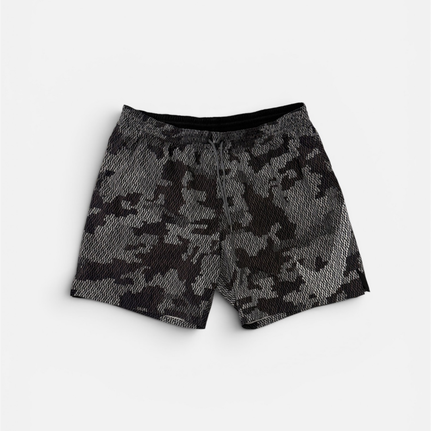 Ανδρική Αθλητική Βερμούδα Camo Γκρι